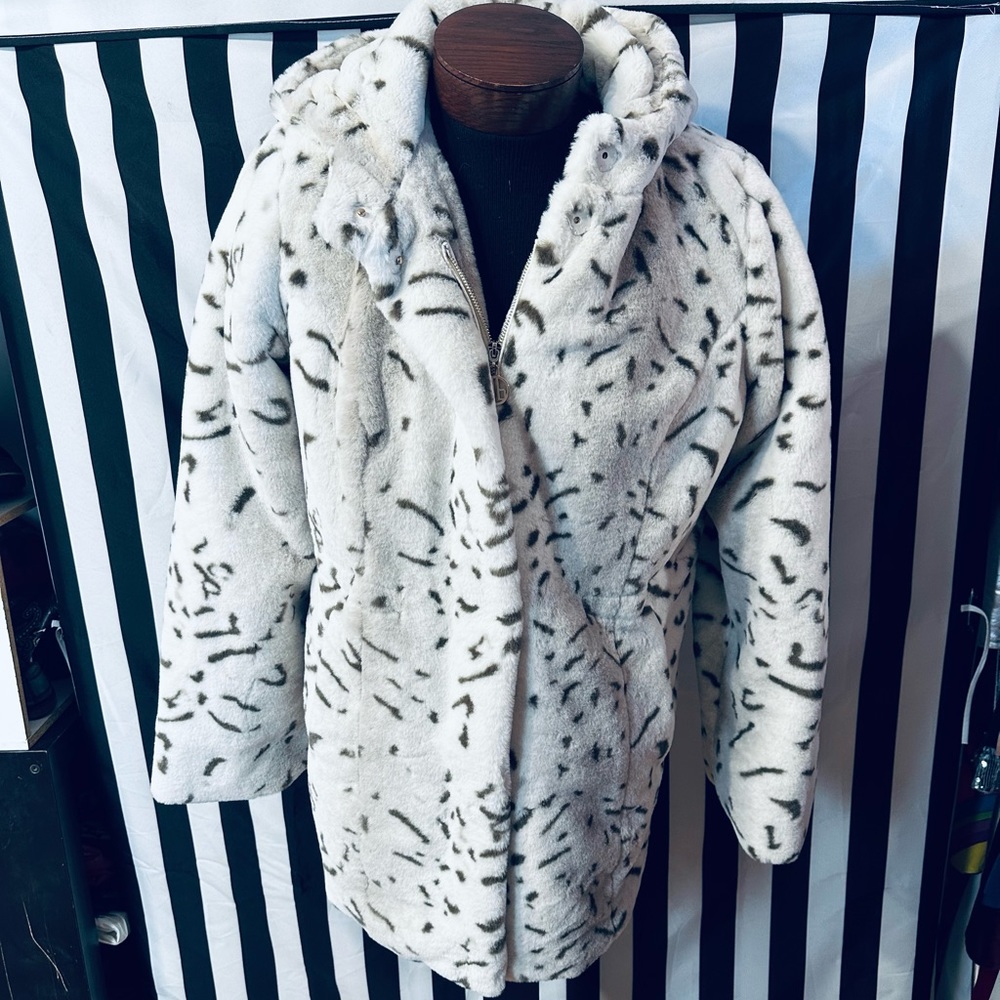 Dennis by Dennis Basso Luxurious Hooded Faux Fur Coat